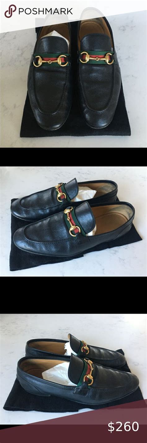 gucci pebble grain webbing horsebit loafer|Gucci horse bits.